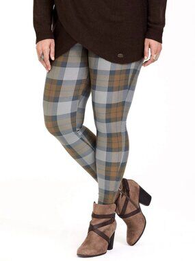 3X Outlander Torrid Tartan Jamie Frasier Leggings NWT